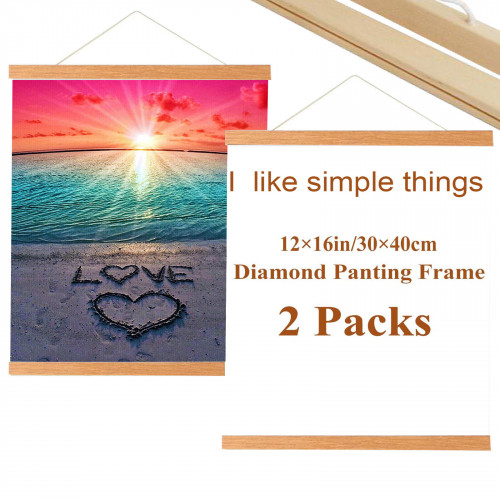 2 Pack 12X16 Picture Frame Diamond Painting Picture Frames for 30X40Cm  Magnetic